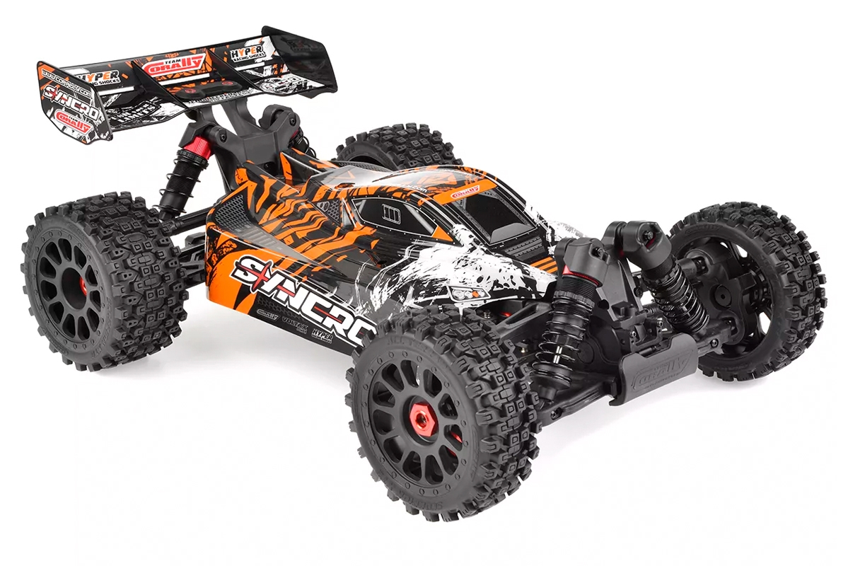 SYNCRO - BUGGY 2WD 3-4S - RTR - oranžová