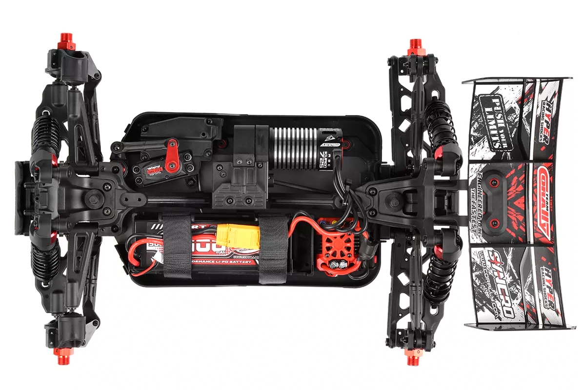 SYNCRO - BUGGY 2WD 3-4S - RTR - červená