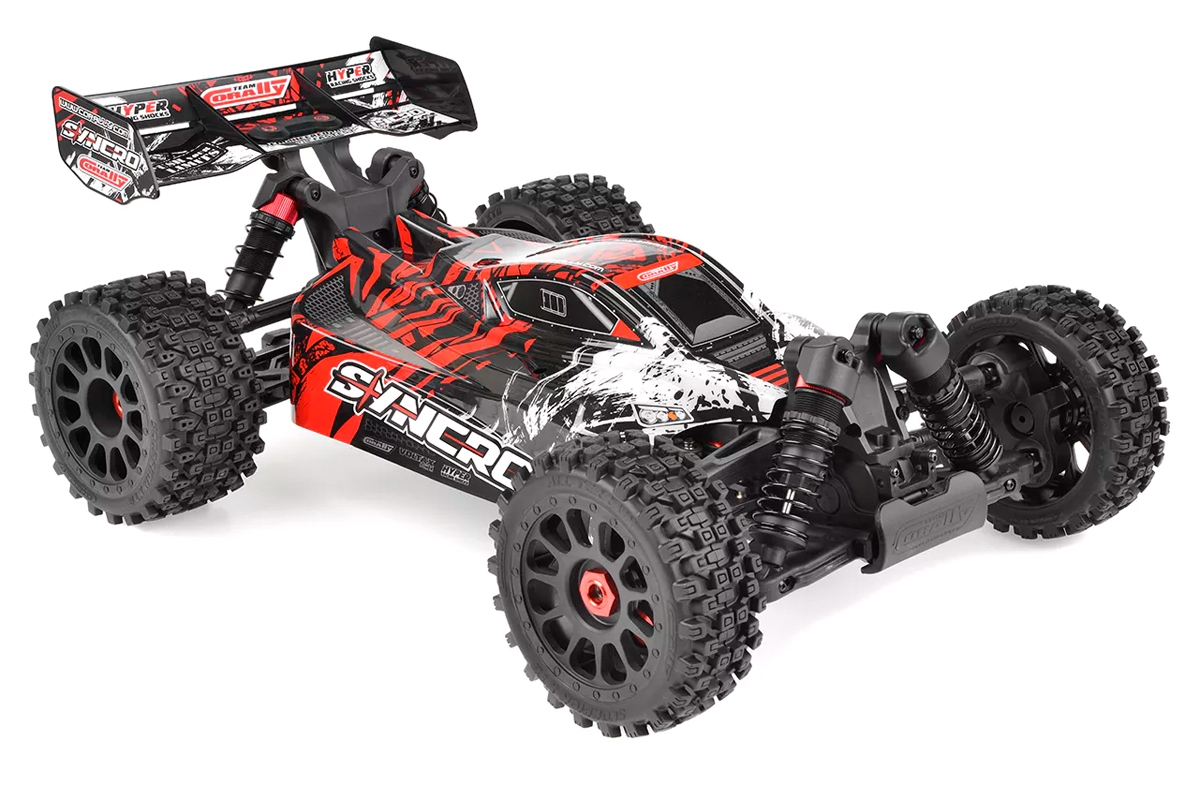 SYNCRO - BUGGY 2WD 3-4S - RTR - červená