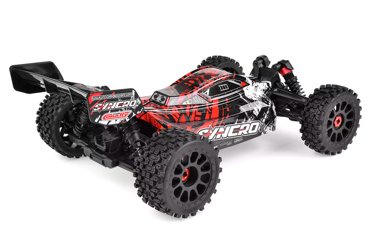 SYNCRO - BUGGY 2WD 3-4S - RTR - červená