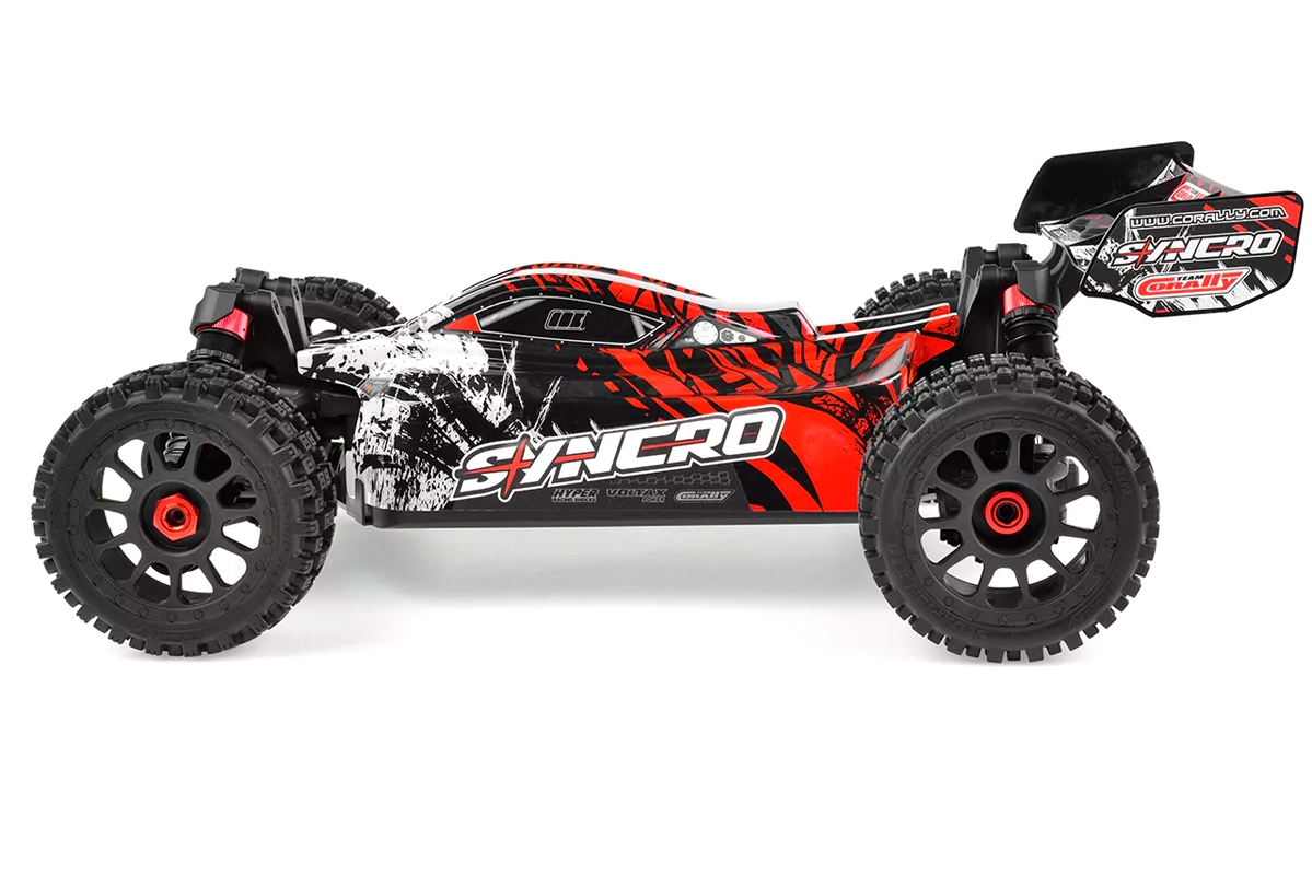 SYNCRO - BUGGY 2WD 3-4S - RTR - červená