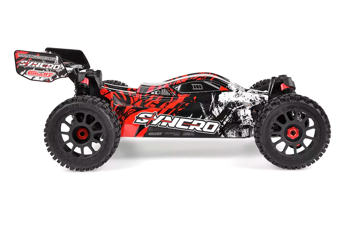 SYNCRO - BUGGY 2WD 3-4S - RTR - červená