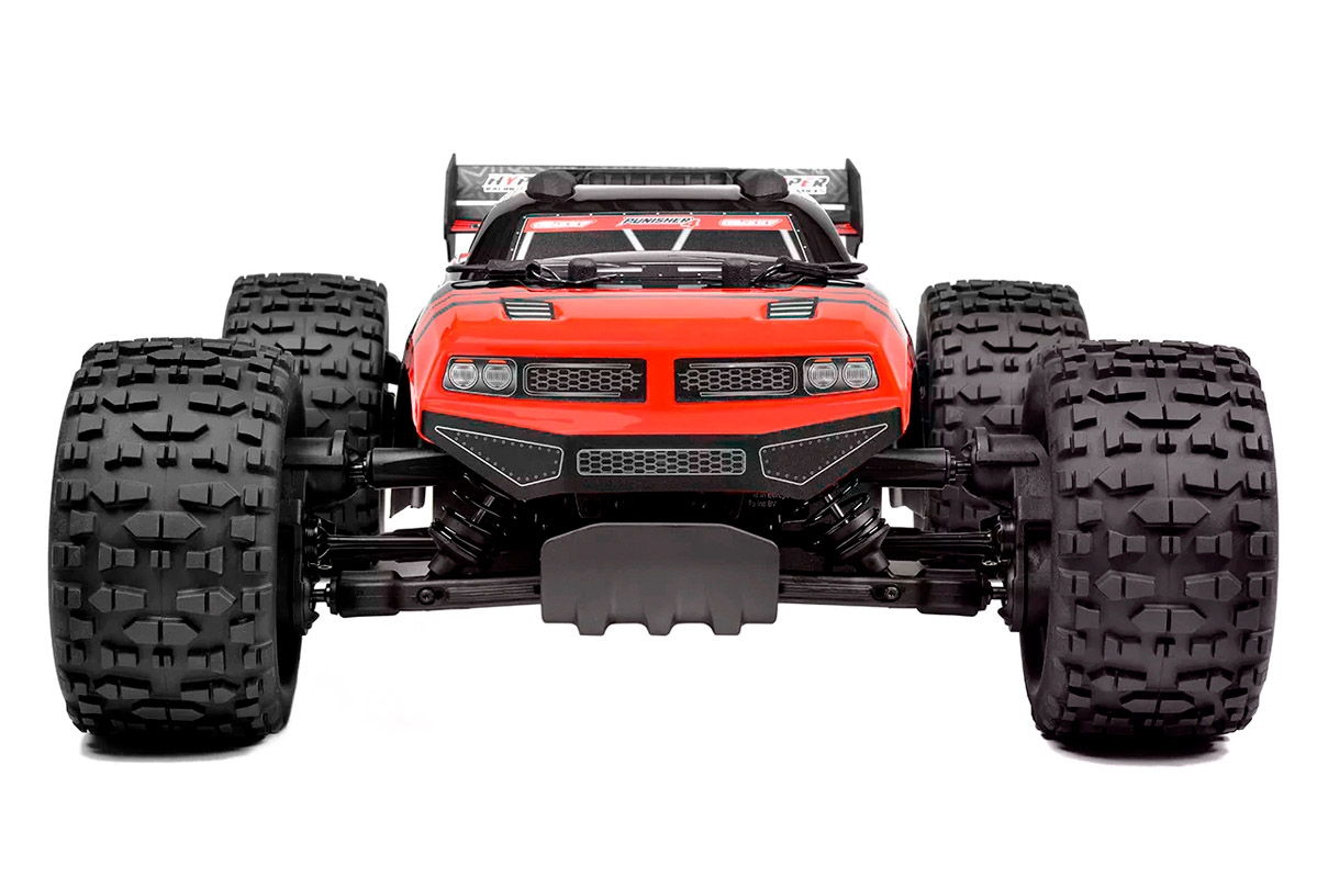 PUNISHER-4 - Monster Truck 4WD 3-4S - RTR - červená