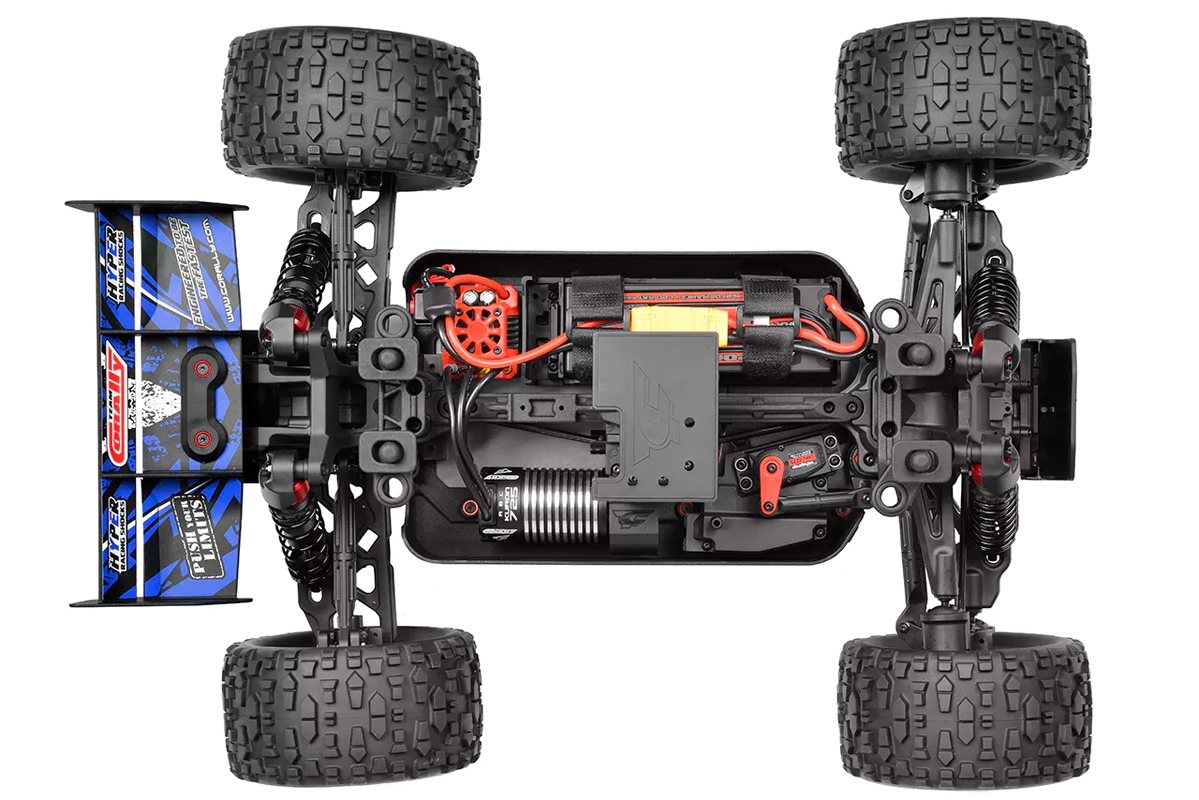 KAGAMA-4 - Monster Truck 4WD 3-4S - RTR - modrá