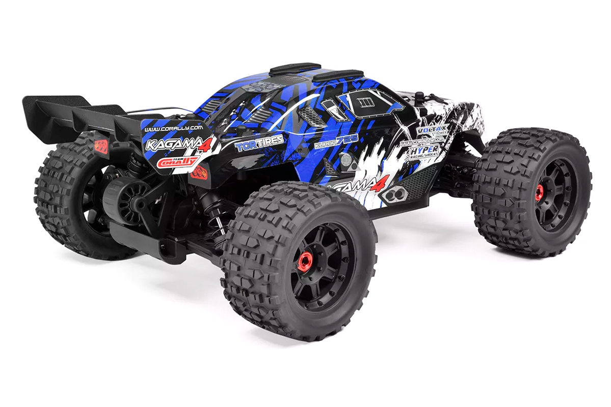 KAGAMA-4 - Monster Truck 4WD 3-4S - RTR - modrá