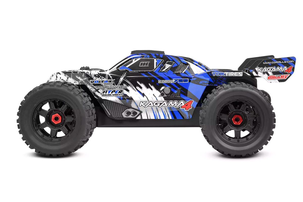 KAGAMA-4 - Monster Truck 4WD 3-4S - RTR - modrá