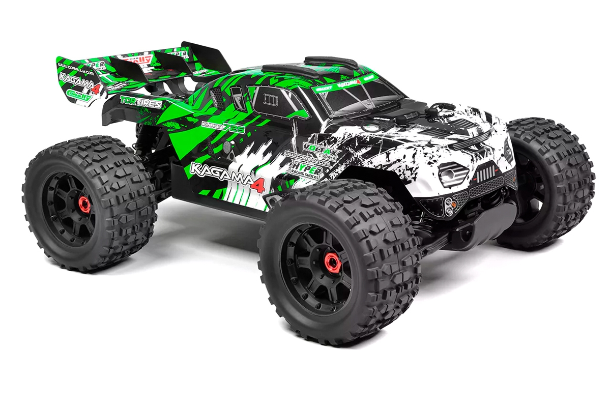 KAGAMA-4 - Monster Truck 4WD 3-4S - RTR - zelená