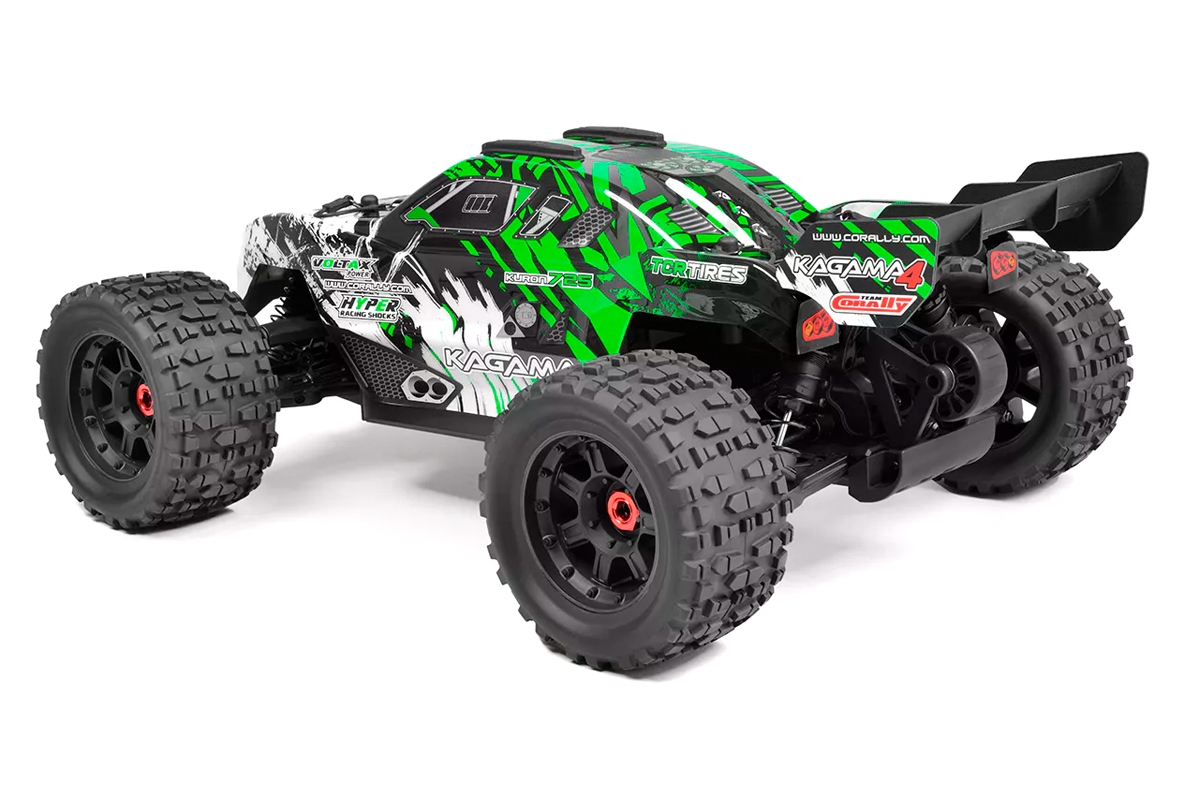 KAGAMA-4 - Monster Truck 4WD 3-4S - RTR - zelená
