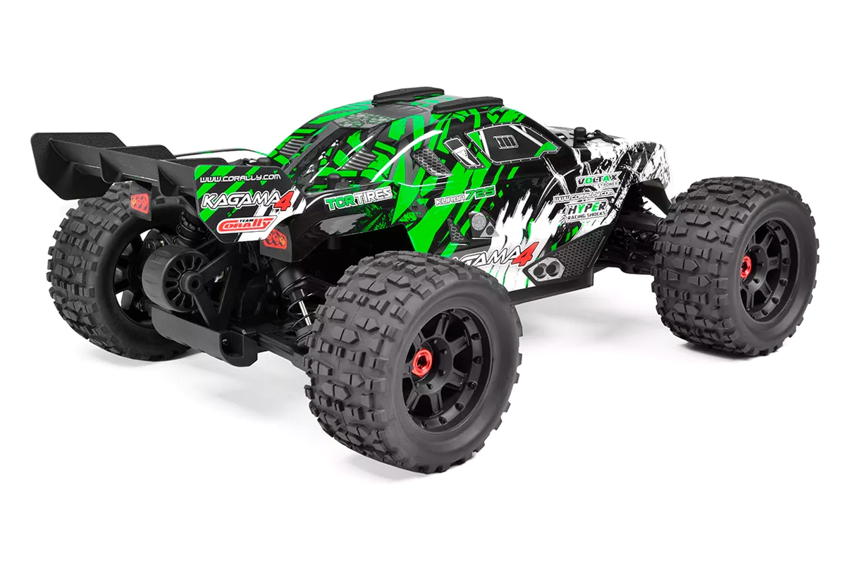 KAGAMA-4 - Monster Truck 4WD 3-4S - RTR - zelená