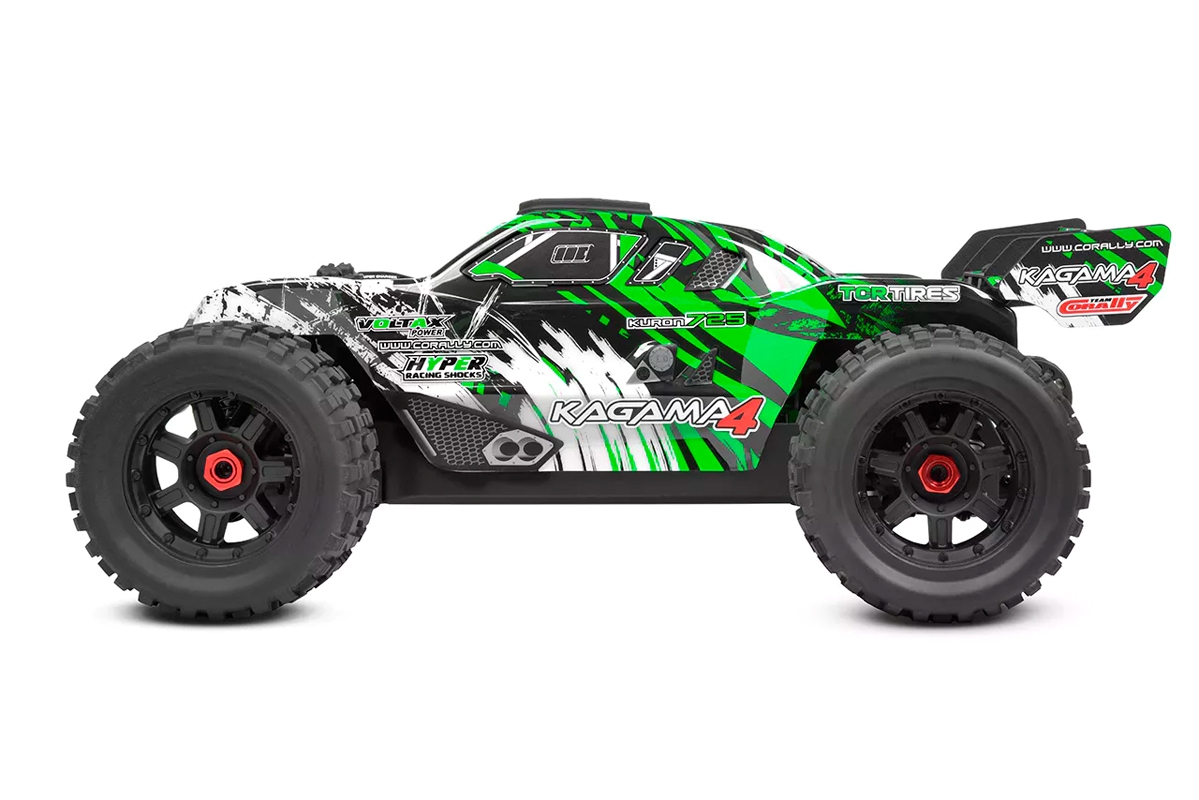 KAGAMA-4 - Monster Truck 4WD 3-4S - RTR - zelená