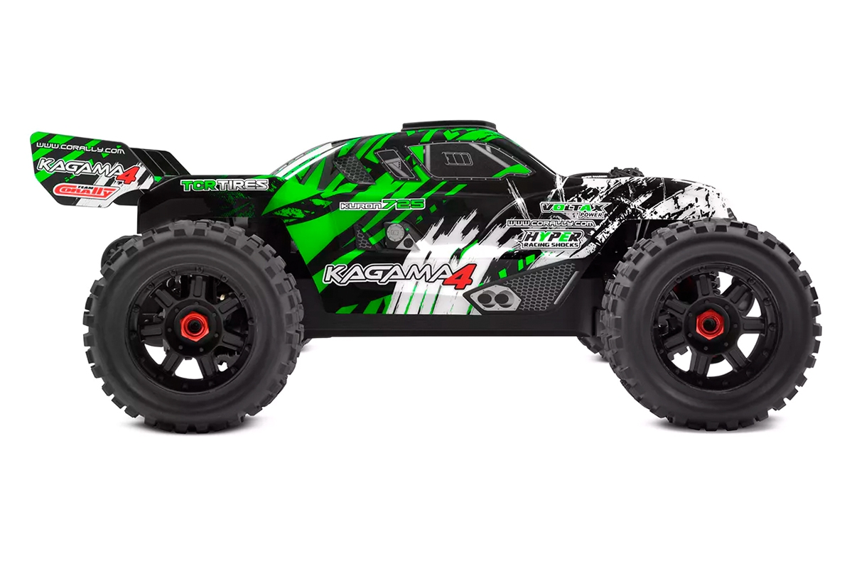 KAGAMA-4 - Monster Truck 4WD 3-4S - RTR - zelená