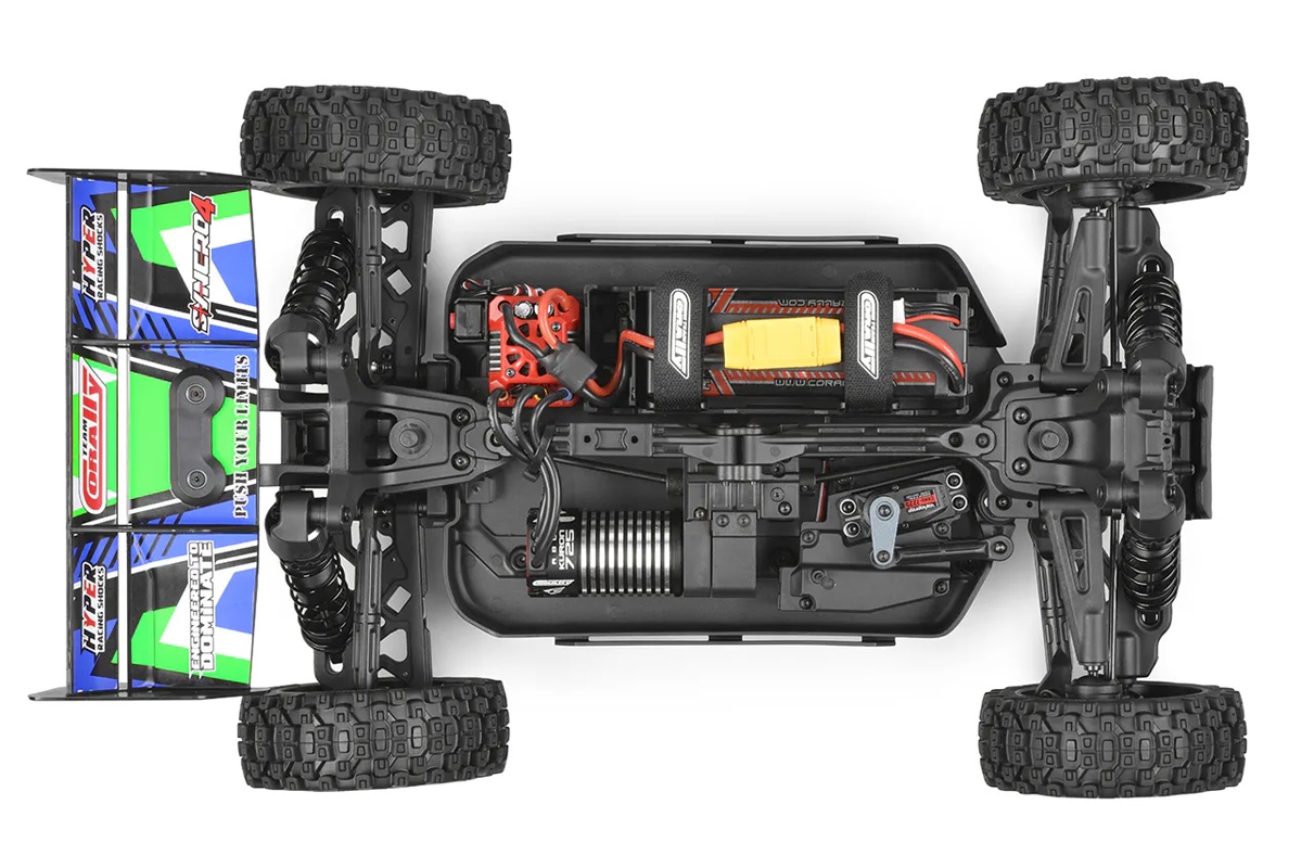 SYNCRO-4 - BUGGY 4WD 3-4S Brushless - RTR - 2026 zelená