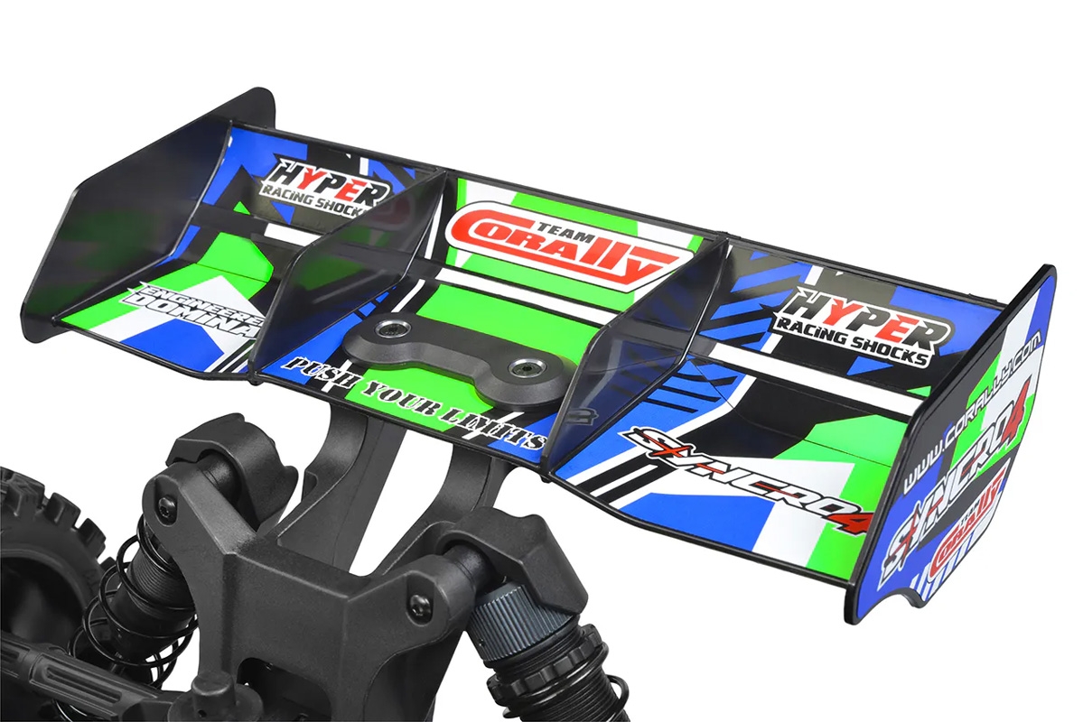 SYNCRO-4 - BUGGY 4WD 3-4S Brushless - RTR - 2026 zelená