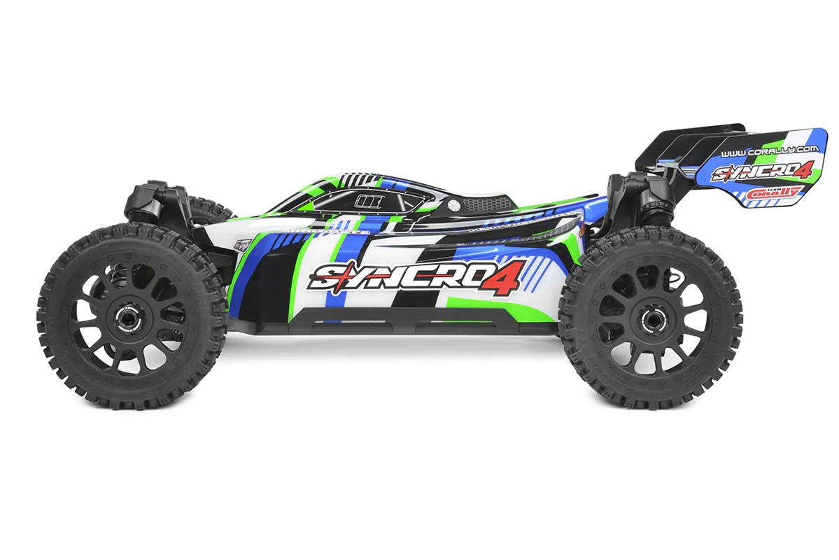 SYNCRO-4 - BUGGY 4WD 3-4S Brushless - RTR - 2026 zelená