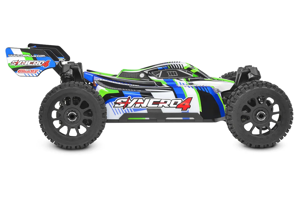 SYNCRO-4 - BUGGY 4WD 3-4S Brushless - RTR - 2026 zelená