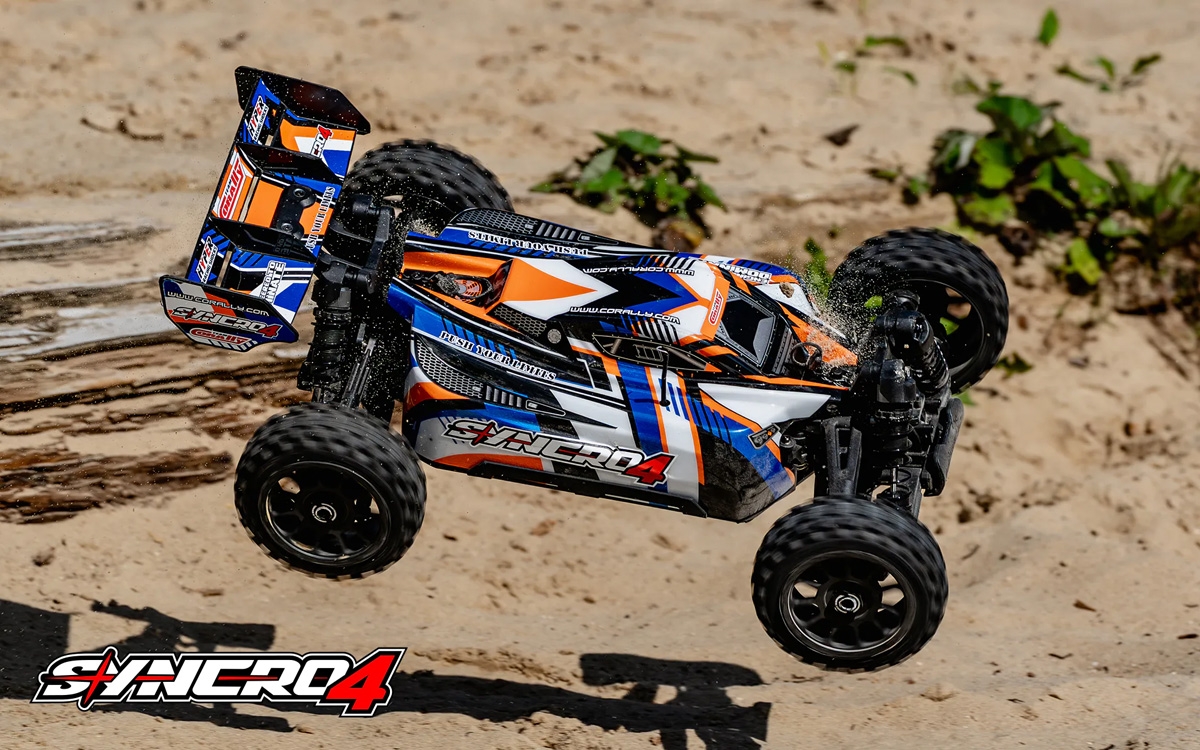 SYNCRO-4 - BUGGY 4WD 3-4S Brushless - RTR - 2026 oranžová