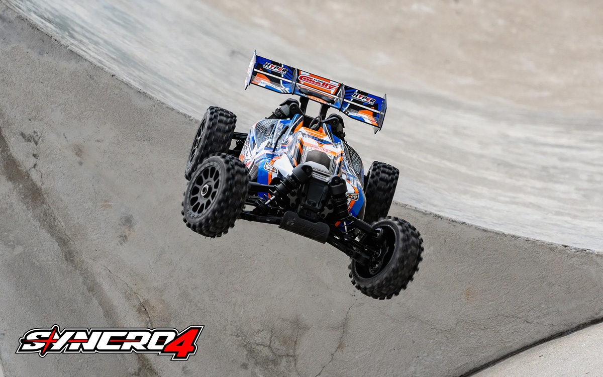 SYNCRO-4 - BUGGY 4WD 3-4S Brushless - RTR - 2026 oranžová