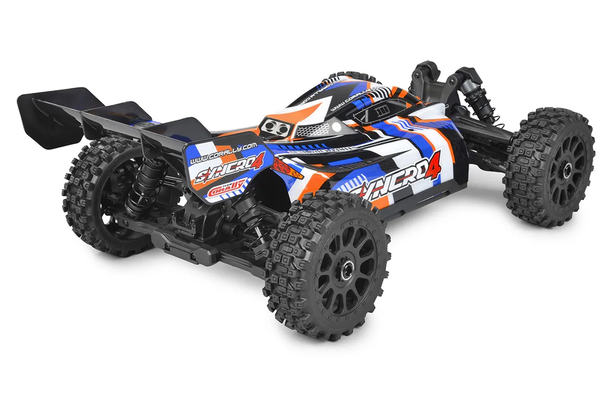 SYNCRO-4 - BUGGY 4WD 3-4S Brushless - RTR - 2026 oranžová
