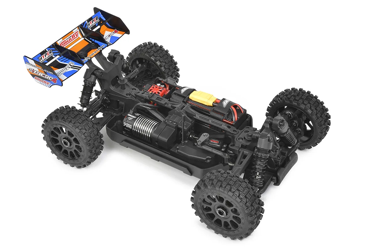 SYNCRO-4 - BUGGY 4WD 3-4S Brushless - RTR - 2026 oranžová
