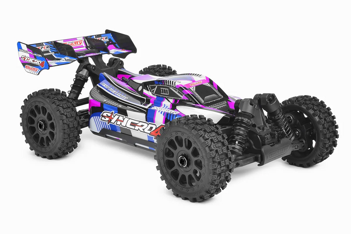 SYNCRO-4 - BUGGY 4WD 3-4S Brushless - RTR - 2026 růžová
