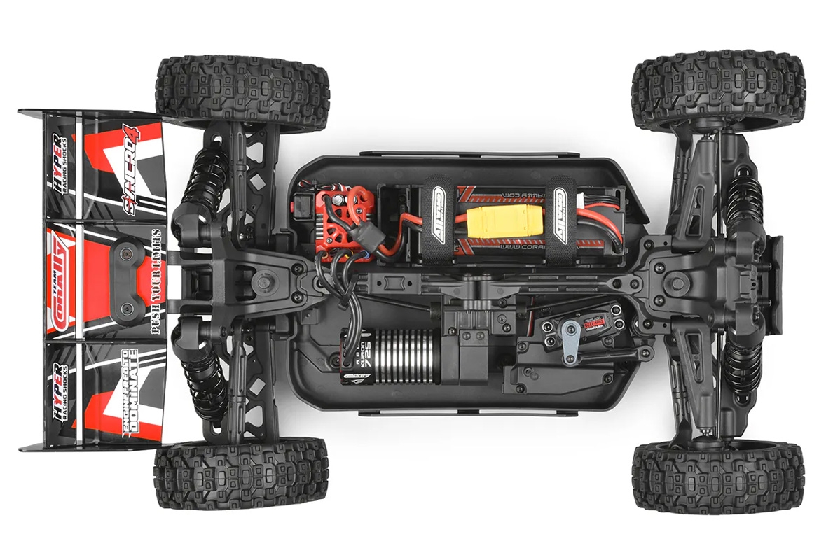 SYNCRO-4 - BUGGY 4WD 3-4S Brushless - RTR - 2026 červená