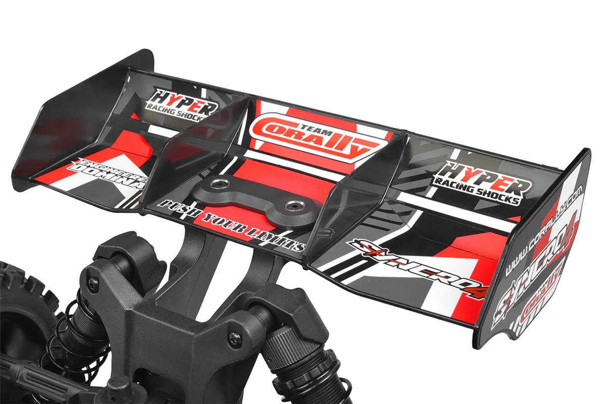SYNCRO-4 - BUGGY 4WD 3-4S Brushless - RTR - 2026 červená