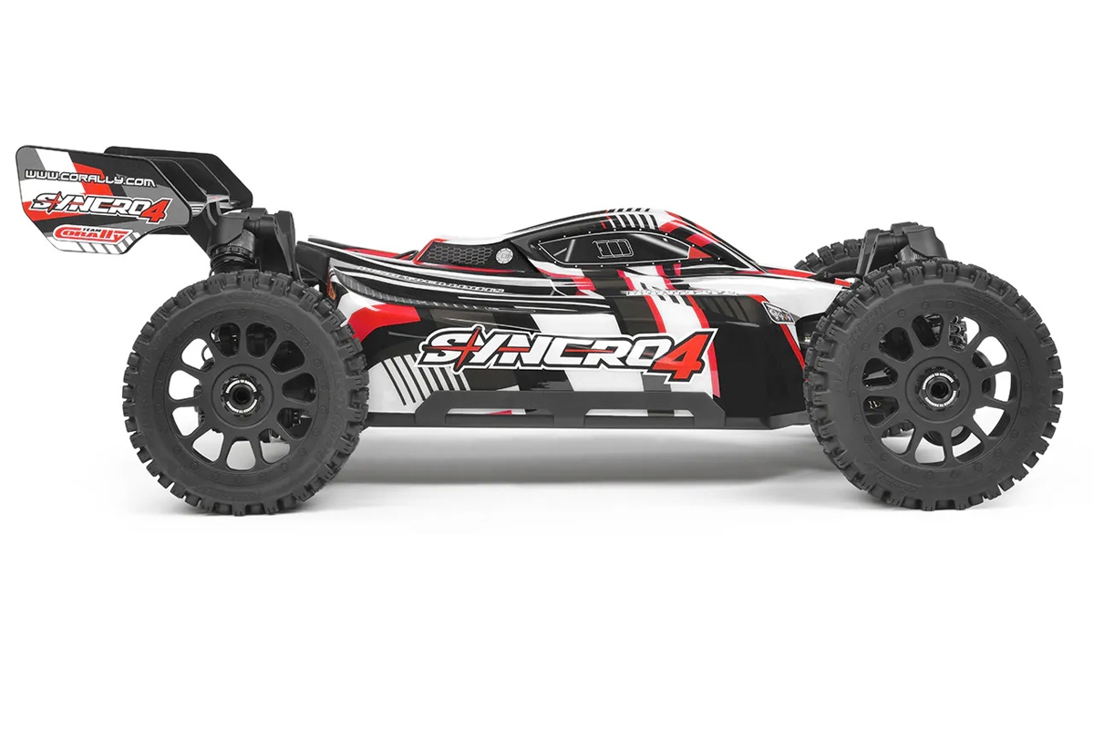 SYNCRO-4 - BUGGY 4WD 3-4S Brushless - RTR - 2026 červená