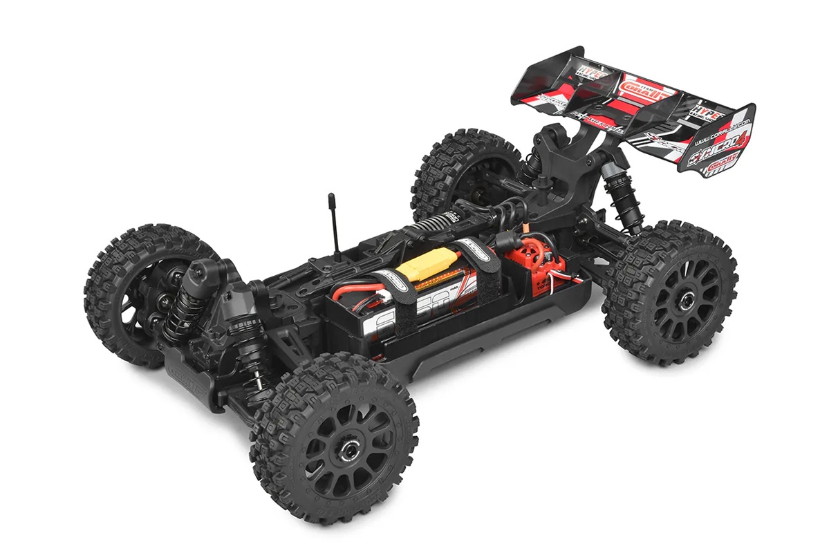 SYNCRO-4 - BUGGY 4WD 3-4S Brushless - RTR - 2026 červená