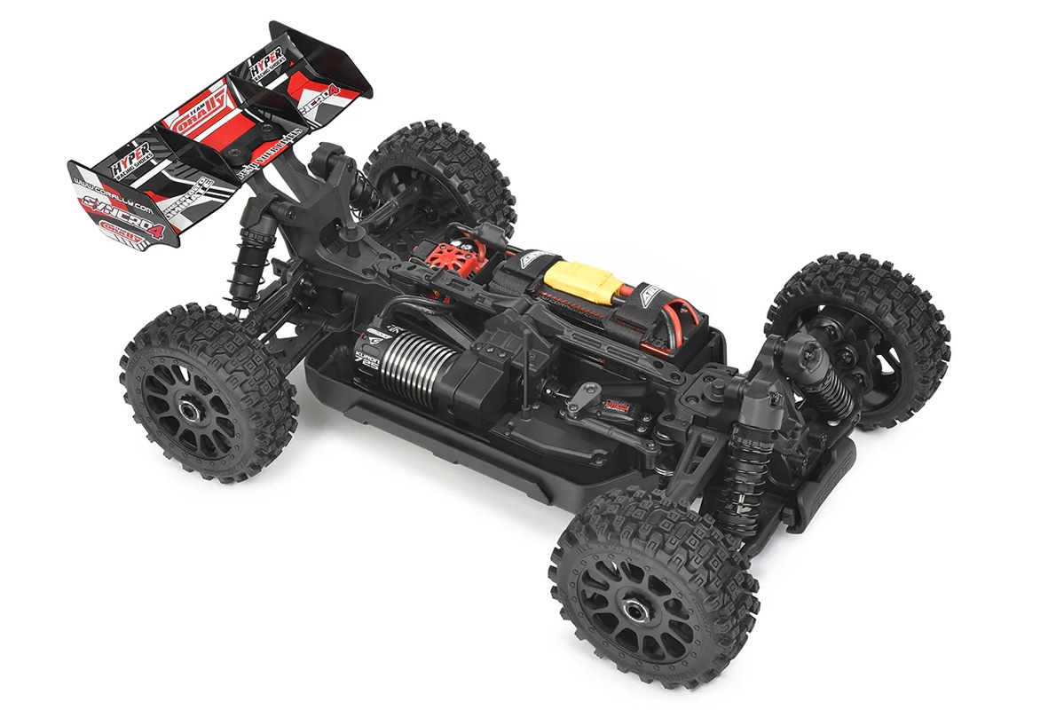 SYNCRO-4 - BUGGY 4WD 3-4S Brushless - RTR - 2026 červená