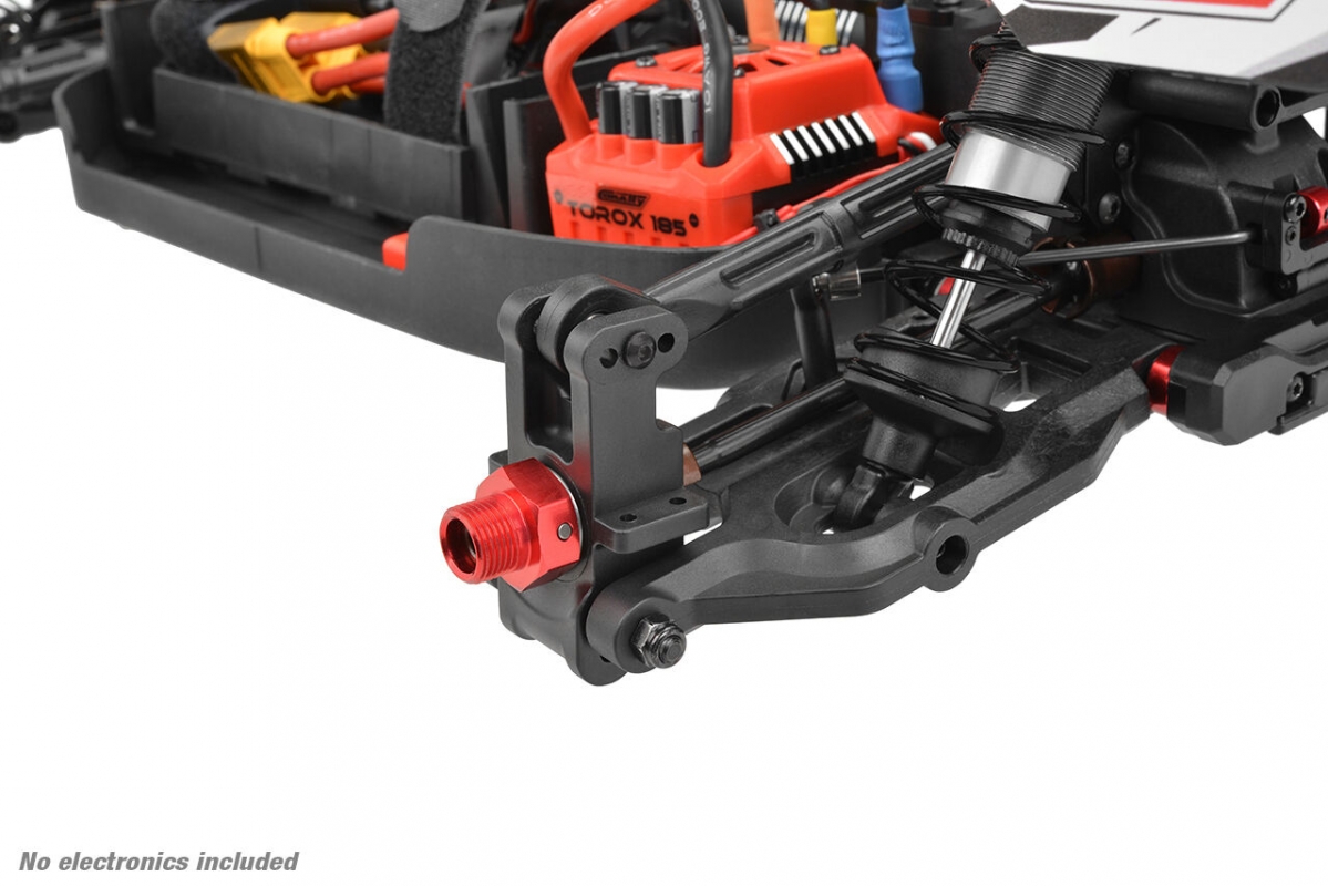 SPARK XB-6 - BUGGY 4WD - ROLLER šasi - bez elektroniky - červená