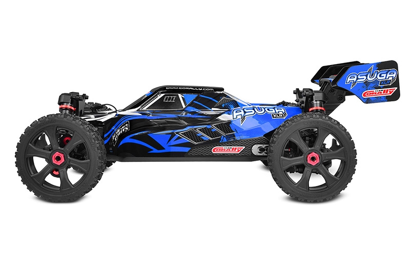 ASUGA XLR 6S - BUGGY 4WD - PRO ROLLER šasi - bez elektroniky - modrá