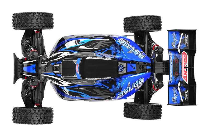 ASUGA XLR 6S - BUGGY 4WD - PRO ROLLER šasi - bez elektroniky - modrá