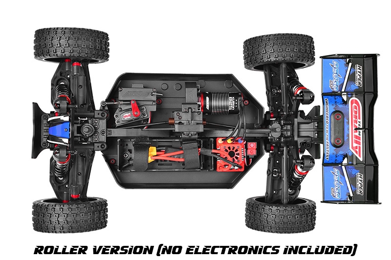 ASUGA XLR 6S - BUGGY 4WD - PRO ROLLER šasi - bez elektroniky - modrá