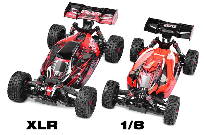ASUGA XLR 6S - BUGGY 4WD - PRO ROLLER šasi - bez elektroniky - modrá