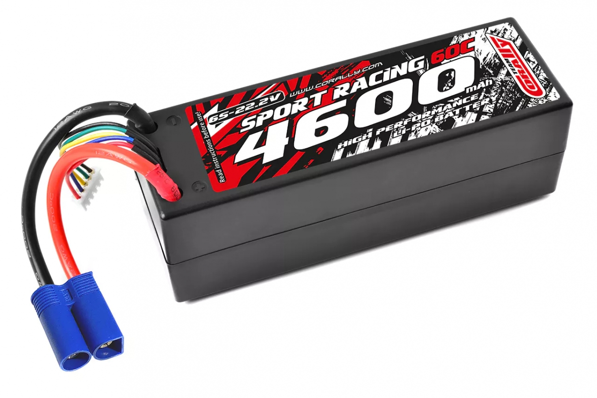 Sport Racing 60C - 4600 - 22,2V 6S - LiPo Stick Hardcase - EC5