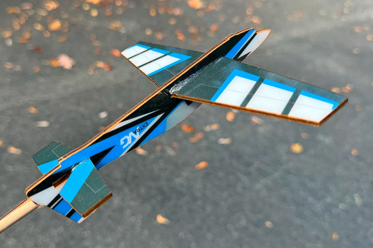 Stick plane - Extra NG Modrá