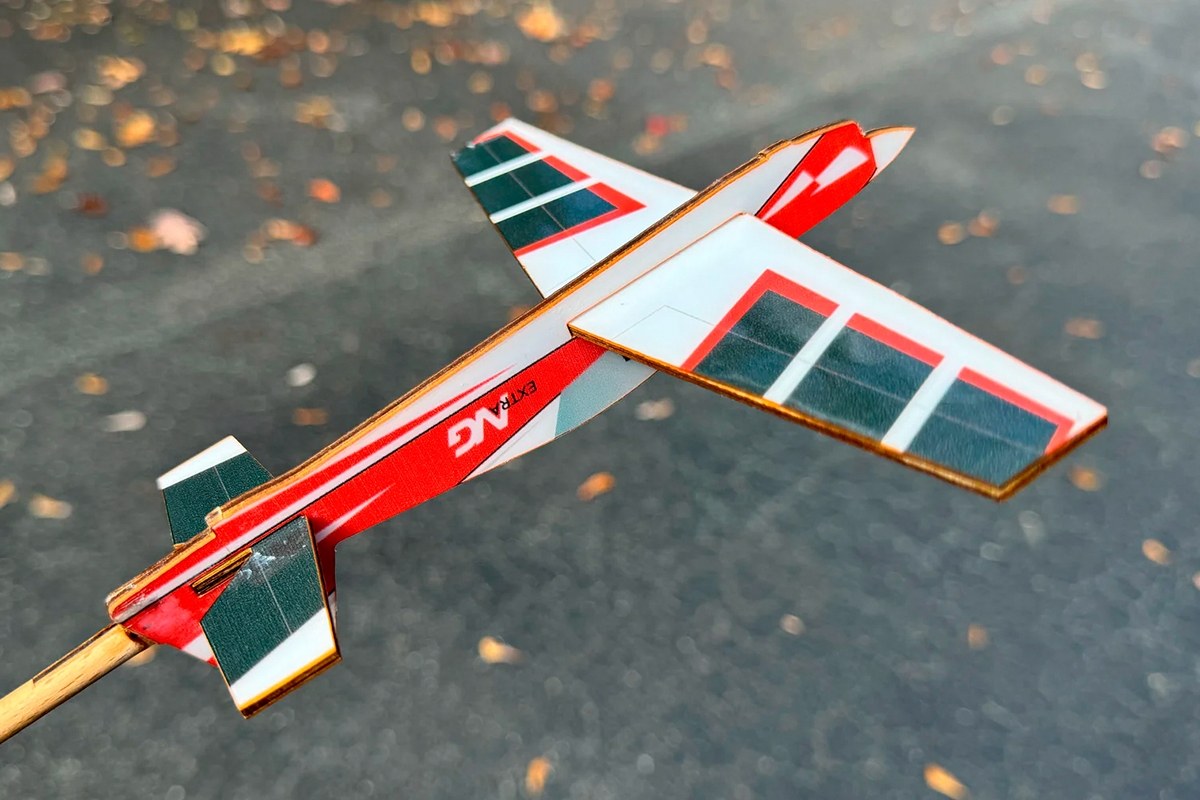 Stick plane - Extra NG Červená