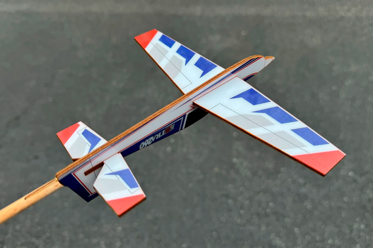 Stick plane - Extra 260 Modrá