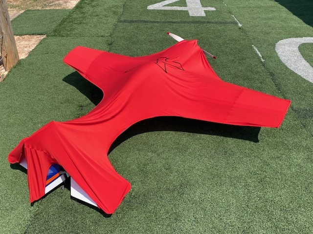 Extreme Flight Sun Cover 70cc - Červený