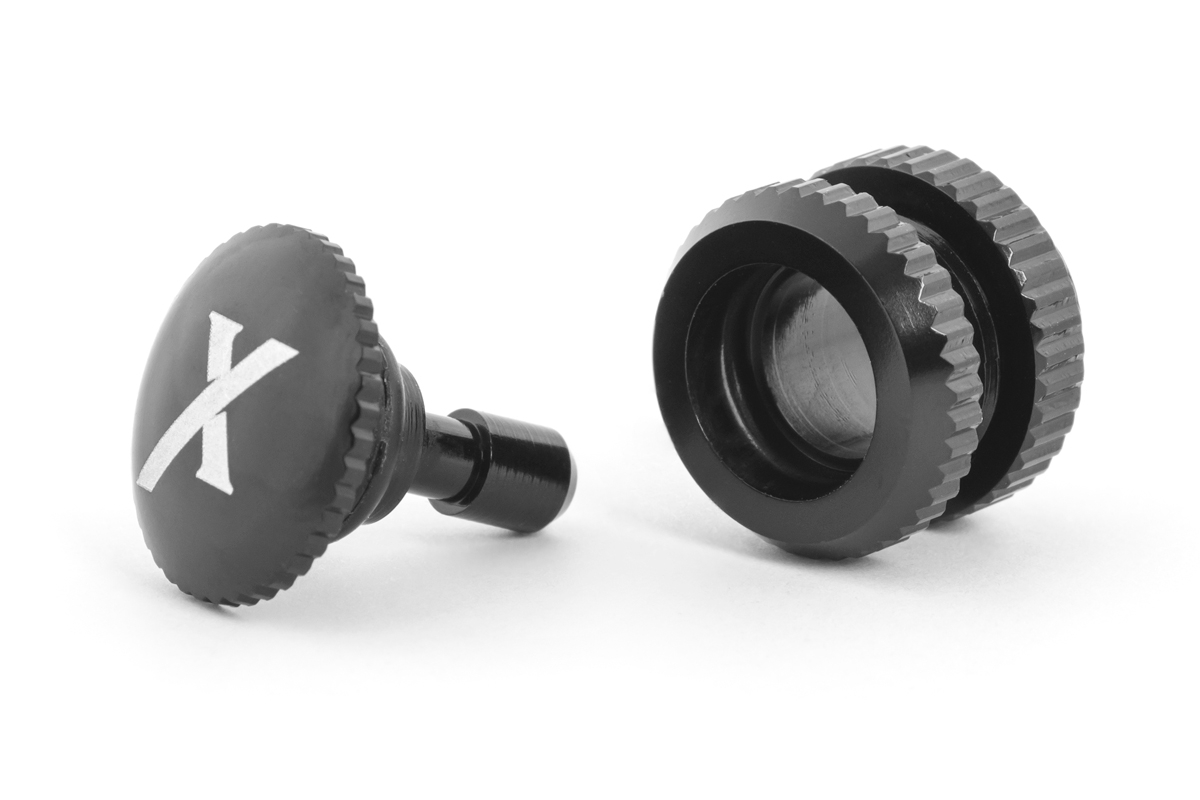 Tankovací ventil (X logo), Černý
