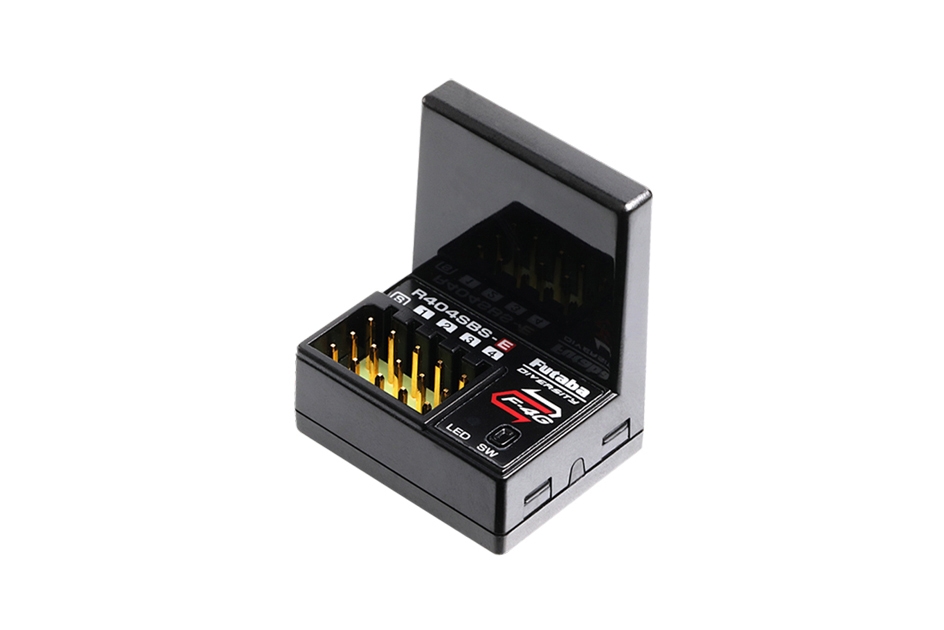 Futaba 10PX, přijímač R404SBS-E s telemetrií