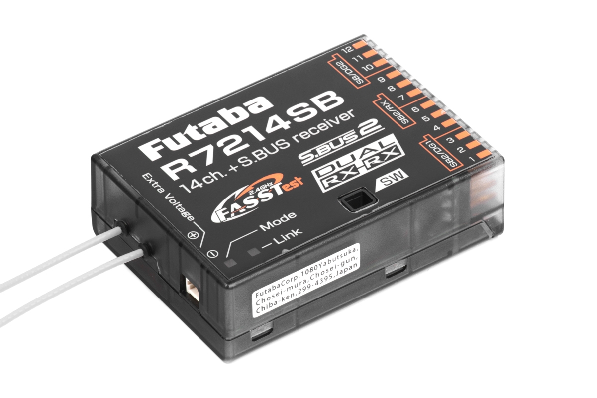 Futaba 26SZ Pro, přijímač R7214SB