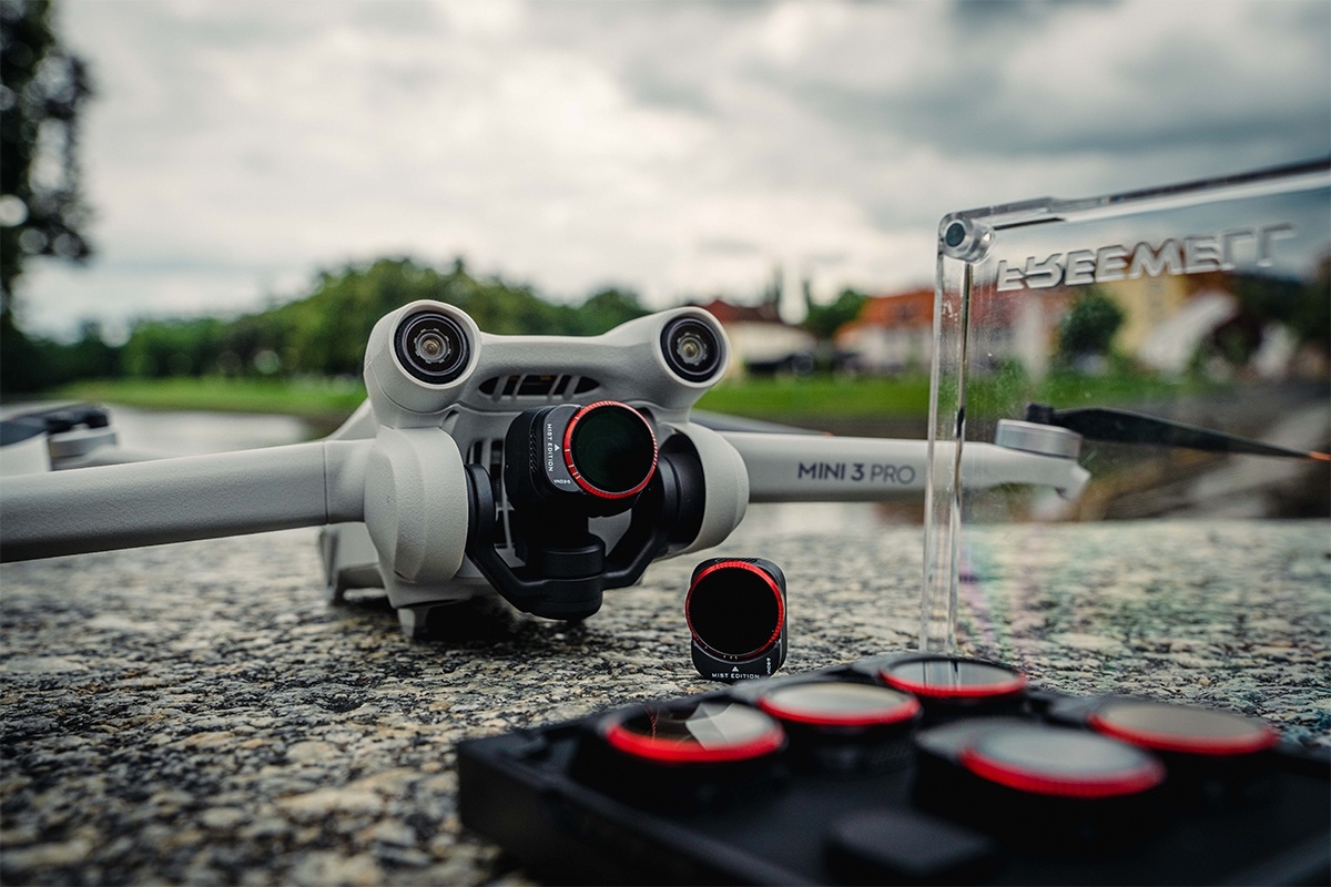 Filtre VNDXMIST Freewell Pour DJI Mavic 4 Pro - ND Variable 3-7 Stops, Effet Lueur Cinématographique | Verre Optique HD, Montage Sécurisé