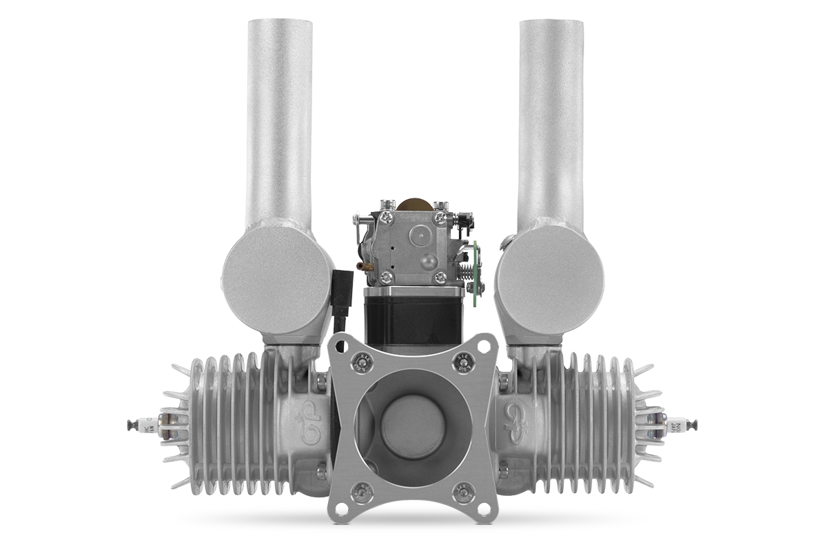 Motor GP123 V2 včetně tlumiče a příslušenství