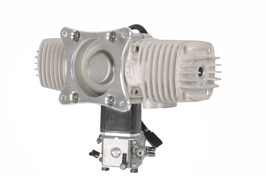 Motor GP76 ccm včetně tlumiče a příslušenství