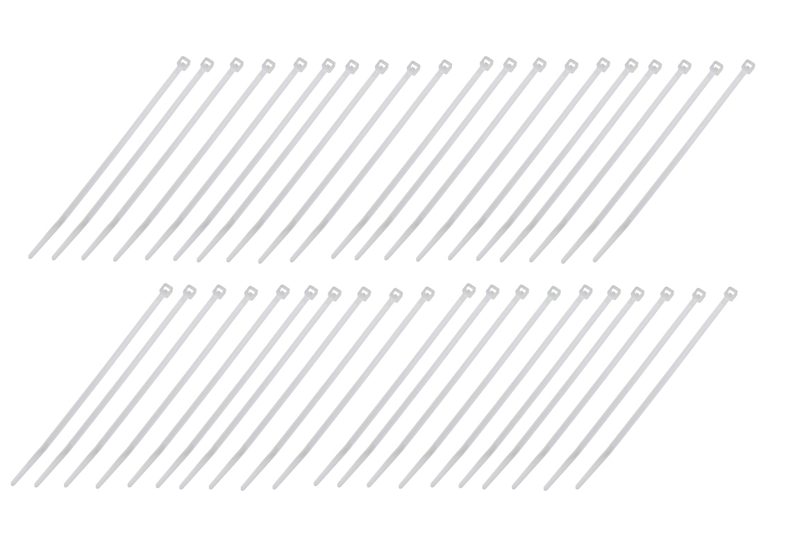 Stahovací pásek bílý (40 ks)