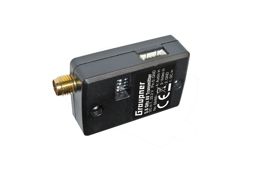 5,8 GHz 22 kanál 25mW AV FPV vysílač,