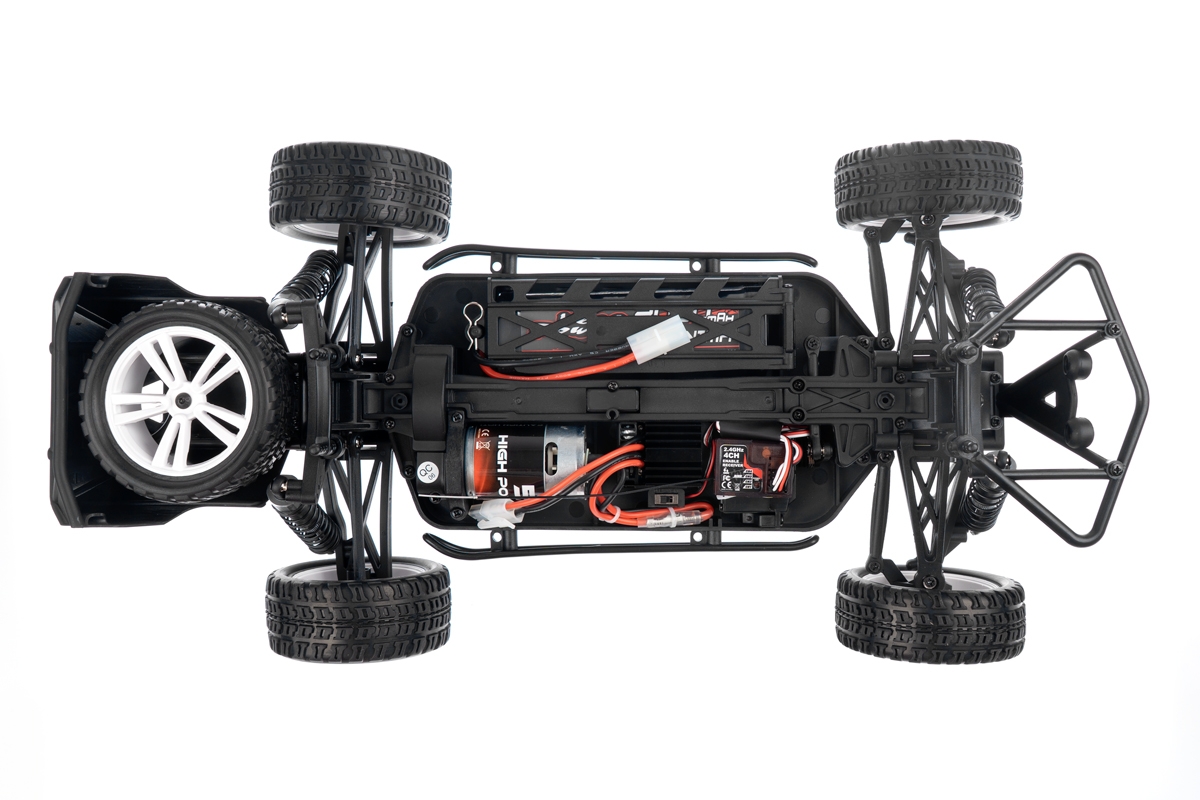 HiMOTO 1:10 Desert Buggy DIRT WHIP 2,4 GHz RTR set, modrá/červená