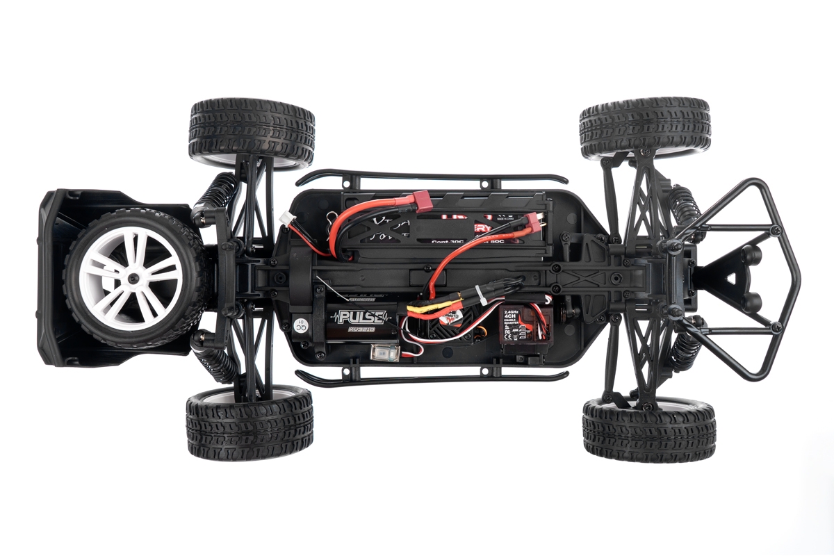 HiMOTO 1:10 Desert Buggy DIRT WHIP Brushless 2,4 GHz RTR set, modrá/červená