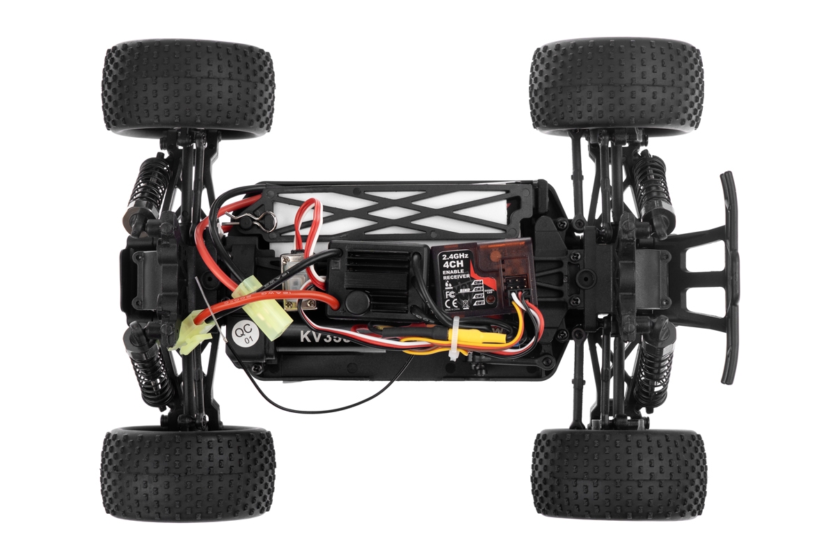HiMOTO 1:18 Truggy CENTRO Brushless 2,4 GHz RTR set, červená